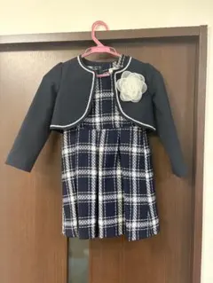 【極美品】ジャケット付きチェック柄ドレス