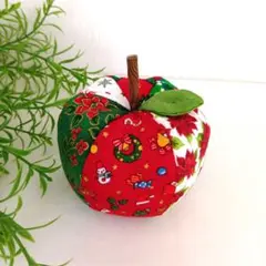 パッチワークキット〈りんご〉クリスマス柄　X'mas柄 リンゴ　アップル　林檎