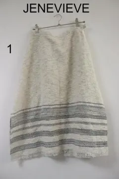 プロフJENEVIEVEラグスカートアイボリーかわいい♪良品1のサムネイル