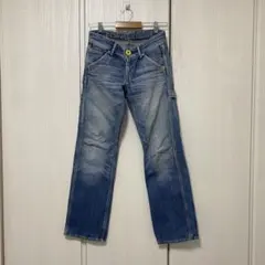 RODEO CROWNS ライトブルー ストレートデニム　ベイカー