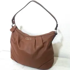 美品 COACH コーチ ワンショルダーバッグ ブラウン　ショルダー付きy2k