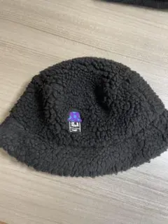 magicalボアバケットハット 黒