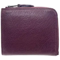 美品 イビサ L字 ファスナー 財布 本革 16305