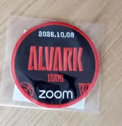 新品 アルバルク東京 限定 ワッペン ステッカー バスケット 円型 ブラック