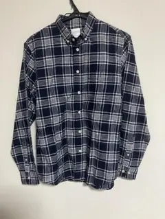 THE NORTH FACE チェックシャツ 長袖 ネイビーのサムネイル