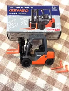 TOYOTA フォークリフト GENEO 1/45 ミニカー エポック社ジェネオ