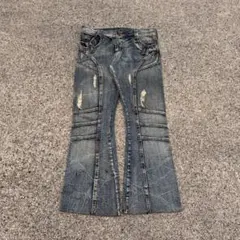 Personsoul Tie-Dye Raw-Edge Baggy Jeans - メルカリ