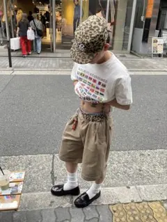 THE SHOP TK ショートパンツ ベージュ Mサイズのサムネイル