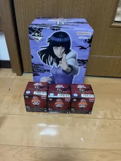 一番くじ NARUTO B賞　日向ヒナタ フィギュア　G賞ちょこのっこフィギュア