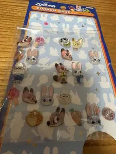 【正規品】ボンボンドロップシール　使いかけ　ズートピア　ミニ