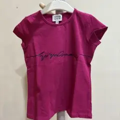 ARMANI JUNIOR ピンク Tシャツ 4A