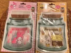 マイメロディ・ポムポムプリン ジッパーバッグ 4個入り