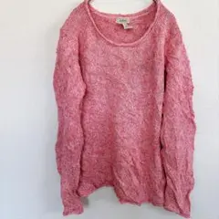 L.L.Bean エル・エル・ビーン ニットセーター XLサイズ ピンク系 長袖