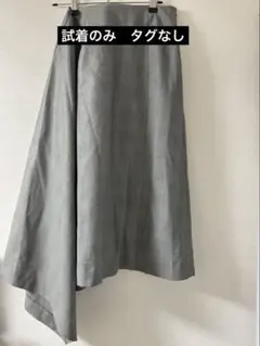 【美品】ラウンジドレス Awfully グレンチェック アシンメトリースカート