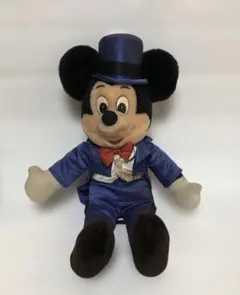 ミッキーマウス ぬいぐるみ 青いタキシード 約45cm