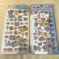 【正規品】うるちゅるポップシール プチドロップステッカー トムとジェリー 2種