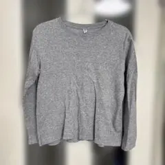 UNIQLO 長袖カットソー 150 グレー
