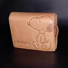 SNOOPY 三つ折り財布 ベージュのサムネイル