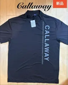 新品 Callaway メンズ モックネックシャツ ブラック Lのサムネイル