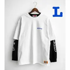 新品　NEW JACKオーバーサイズ Tシャツ　長袖　半袖　2枚　ホワイト