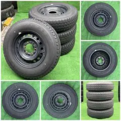 200系ハイエース用ハンコック製スタッドレス+デイトナBL＊センター