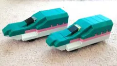 プチブロック E5系新幹線はやぶさ 　先頭車&後尾車 ２両