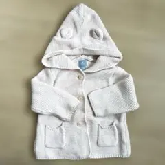 BabyGap フード付きカーディガン 6-12ヶ月 ピンク色