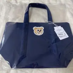 【新品未使用】フェイラー オールドテディ ワッペントートバッグ L 小 ネイビー