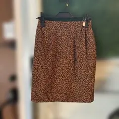 №19 レオパード柄 タイトスカート