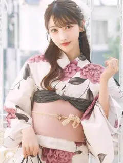 EAT ME 2way 浴衣 帯セット ローズ ノベルティ限定品 - メルカリ