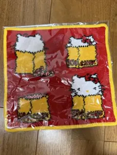 ハローキティ展 シェニール織 ハンカチ タオル
