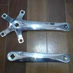 SUGINO スギノ XD2 ショートクランク 160mm シルバー 110 SUGINO スギノ XD2 ショートクランク 160mm シルバー 110