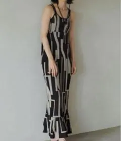 knuth marf pattern knit mermaid blackのサムネイル