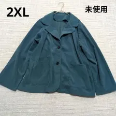大きいサイズ　コーデュロイジャケット 2XL ダークティール 　シンプル