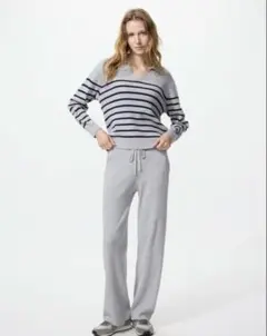 UNIQLO ニットリブパンツ