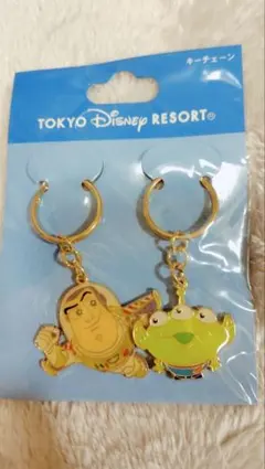 東京ディズニーリゾート トイストーリー キーホルダー バズ グリーンメン