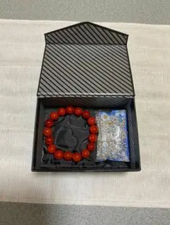 天然石ブレスレット レッドアゲート（赤めのう）12ミリ 内径15㎝