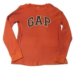 OLD GAP オレンジ長袖サーマル　グランジ　00s archive y2k