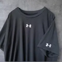 アンダーアーマー Tシャツ 2XL 黒 ビッグサイズ ロゴ 半袖 メンズ