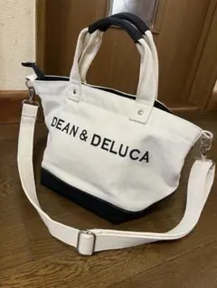DEAN & DELUCA トートバッグ ホワイト/ブラック