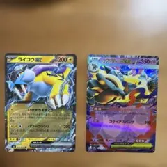 ポケモンカード ライコウex メガゴルーグex 2枚セットのサムネイル