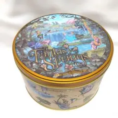 東京ディズニーシー ファンタジースプリングス お菓子缶 空き缶 ディズニー