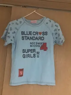 BLUE CROSS 半袖Tシャツ ライトブルー Mサイズのサムネイル