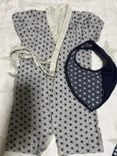 甚平　コムサ　ロンパース　スタイセット　70