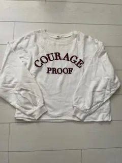 WEGO ホワイト スウェット トレーナー