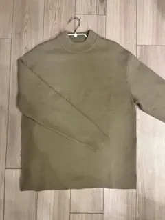 UNITED TOKYO ウールミラノリブモックネック ニット　メンズ