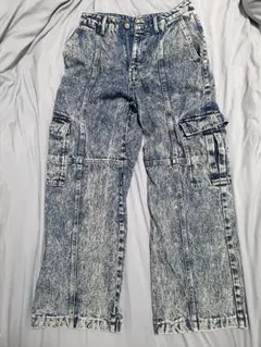 週末値下げ　デニム　カーゴ　ワーク　パンツ 　JEANASIS　ジーナシス