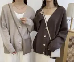 BLATE 上質ニットシンプルカーディガン