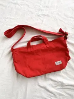 V.D.L.C 2way ショルダーバッグ　トートバッグ　レッド