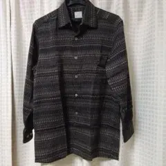 長袖シャツ メンズ ブラック